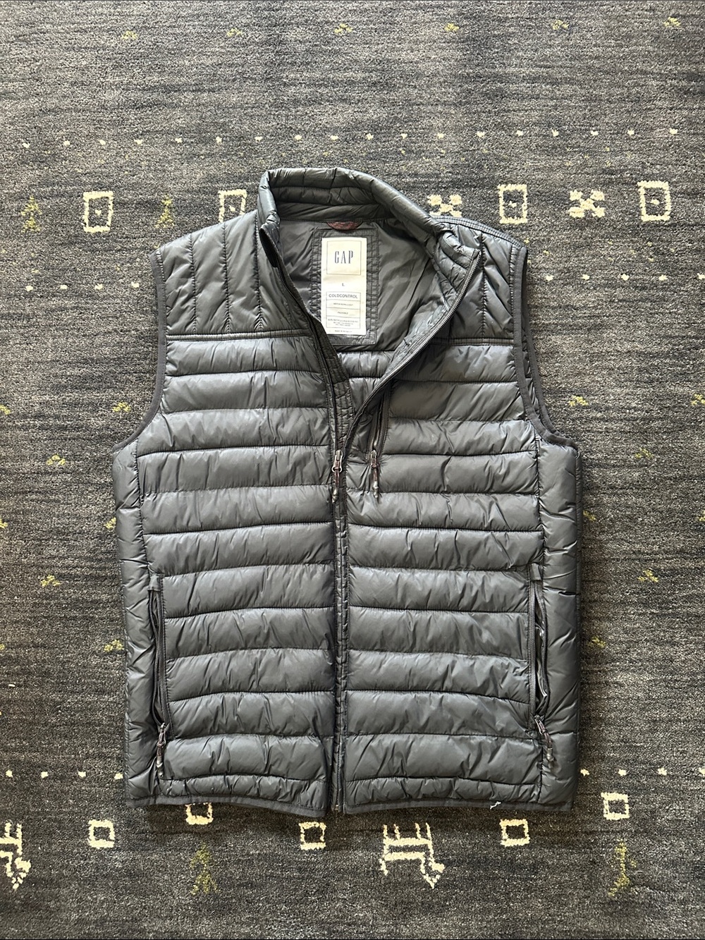 GAP Men’s Black ColdControl Puffer Vest